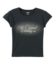 SPRAY AND CURSIVE SCRIPT LOGO S/S BABY TEE