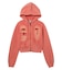 DISTRESSED ZIP UP SWEAT HOODIE