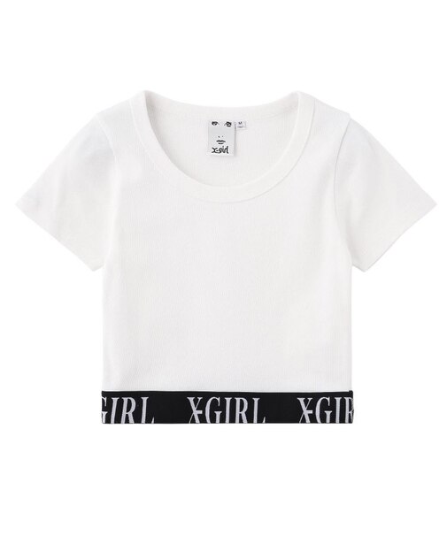 LOGO JACQUARD HEM S/S TEE