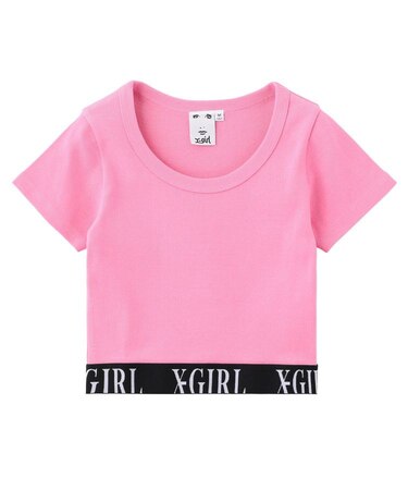 LOGO JACQUARD HEM S/S TEE