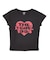 GRUNGE HEART S/S BABY TEE