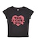 GRUNGE HEART S/S BABY TEE