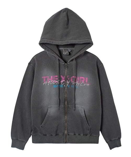 BUTTERFLY ZIP UP HOODIE｜エックスガールの通販｜&mall（アンドモール