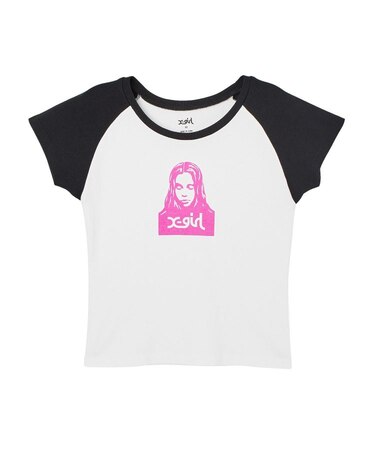 FACE RAGLAN S/S BABY TEE