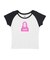 FACE RAGLAN S/S BABY TEE