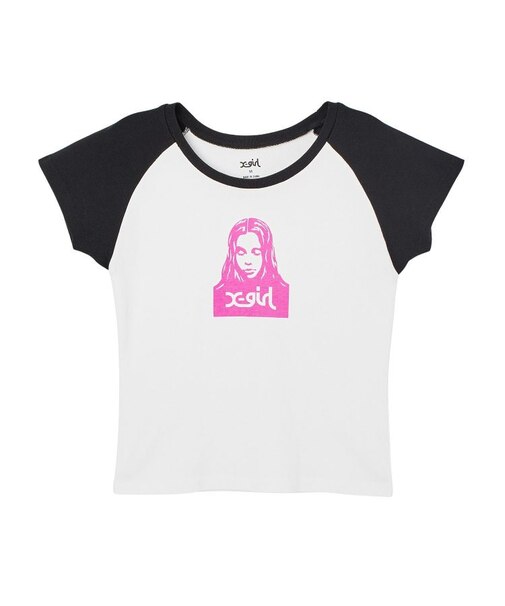 FACE RAGLAN S/S BABY TEE