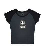 FACE RAGLAN S/S BABY TEE