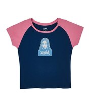 FACE RAGLAN S/S BABY TEE