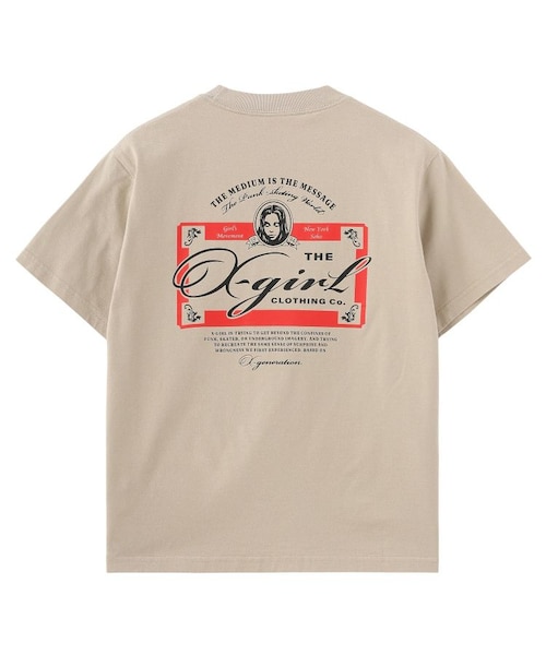 FACE RED LABEL S/S TEE｜エックスガールの通販｜&mall（アンドモール