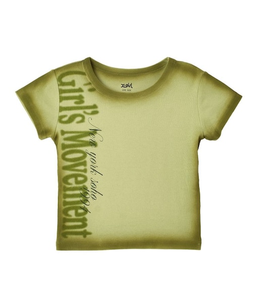BLURRED SPRAY LOGO S/S BABY TEE
