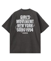 FADED MIX FONT LOGO S/S BIG TEE DRESS