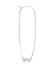 SCRIPT LOGO CHARM NECKLACE