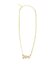 SCRIPT LOGO CHARM NECKLACE