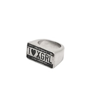 PLATE LOGO RING