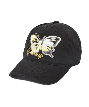 BUTTERFLY SCRIPT LOGO 6PANEL CAP