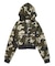 HIBISCUS CAMOUFLAGE ZIP UP SWEAT HOODIE