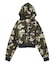 HIBISCUS CAMOUFLAGE ZIP UP SWEAT HOODIE