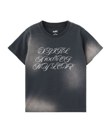 FADED SCRIPT LOGO S/S BABY TEE