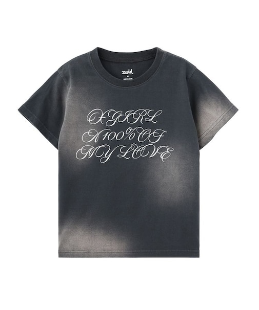 FADED SCRIPT LOGO S/S BABY TEE