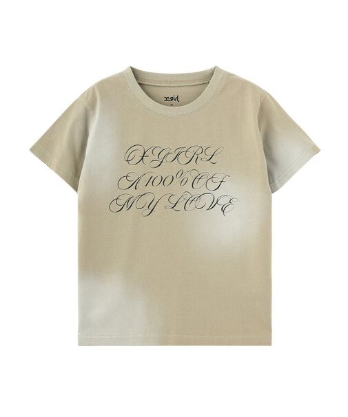 FADED SCRIPT LOGO S/S BABY TEE