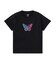 GRADIENT GLITTER BUTTERFLY S/S BABY TEE