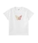 GRADIENT GLITTER BUTTERFLY S/S BABY TEE