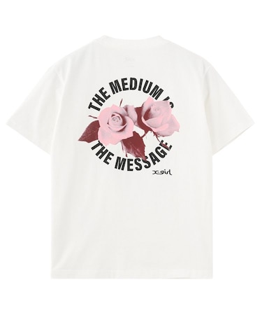 ROSE AND LOGO S/S TEE