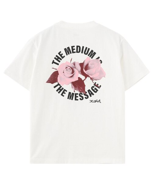 ROSE AND LOGO S/S TEE