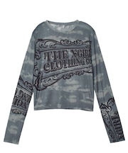 ORNAMENT LOGO MESH TOP