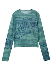 ORNAMENT LOGO MESH TOP
