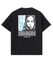 SIDE LOGO FACE LABEL S/S TEE