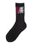 SIDE LOGO FACE RIBBED SOCKS