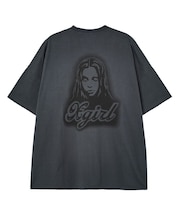 SPRAY FACE S/S BIG TEE DRESS