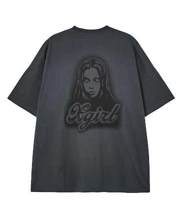 SPRAY FACE S/S BIG TEE DRESS