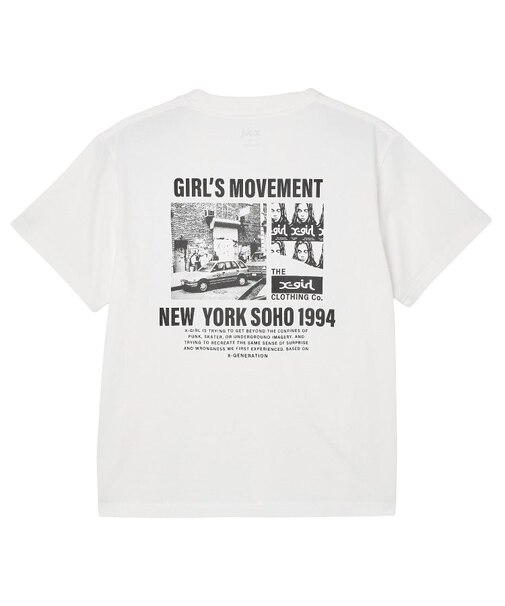X-girl HISTORY S/S TEE