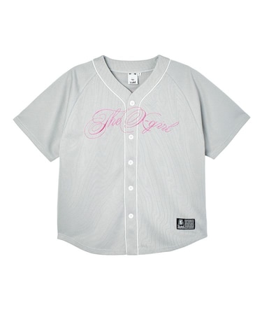 SCRIPT LOGO BASEBALL SHIRT