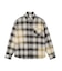 BLEACHED PLAID L/S SHIRT