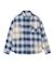 BLEACHED PLAID L/S SHIRT