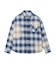 BLEACHED PLAID L/S SHIRT