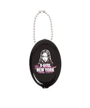 FACE AND SCRIPT MIX LOGO RUBBER COIN CASE