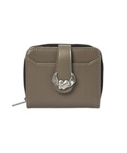 HEART AND WING EMBLEM FAUX LEATHER WALLET