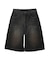 WAXED DENIM SHORTS