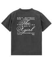 FADED MESSAGE AND SCRIPT LOGO S/S TEE