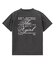 FADED MESSAGE AND SCRIPT LOGO S/S TEE