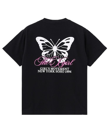 BUTTERFLY AND LOGO S/S TEE