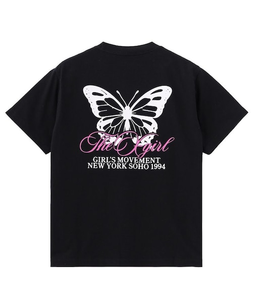 BUTTERFLY AND LOGO S/S TEE