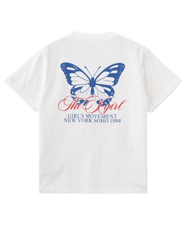 BUTTERFLY AND LOGO S/S TEE