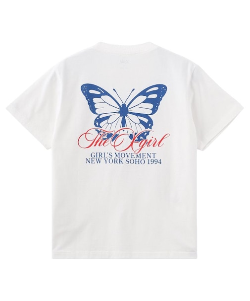 BUTTERFLY AND LOGO S/S TEE