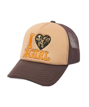 I LOVE X-GIRL TRUCKER CAP