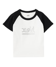 NYC MILLS LOGO RAGLAN S/S BABY TEE
